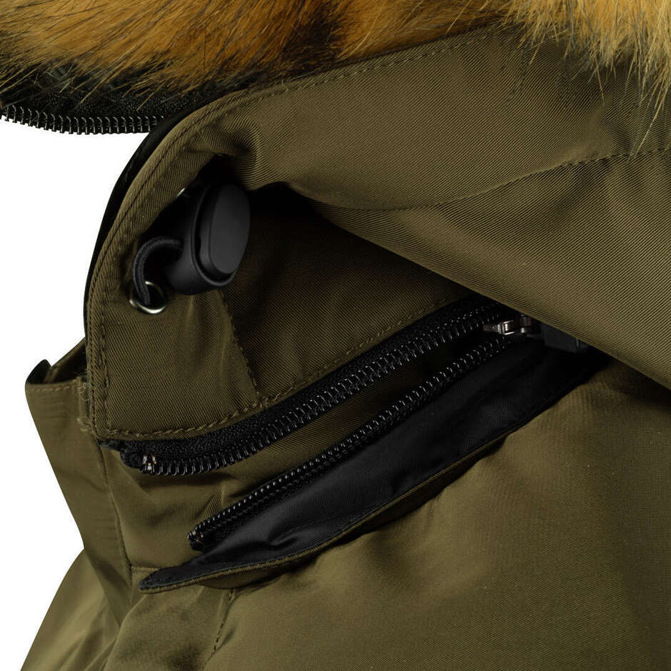 Veste de moto kaki Bering WEMBLEY