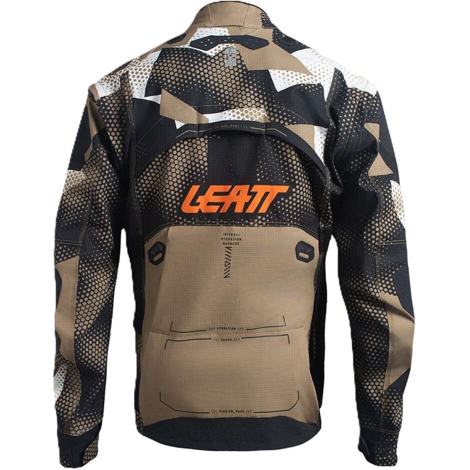 Veste de moto Leatt 5.5 Enduro marron