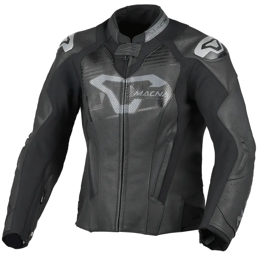 Veste de moto Macna Blitz pour femme, noire
