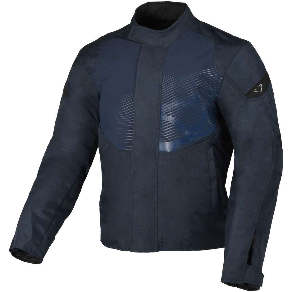 Veste de moto Macna Dromico bleu foncé