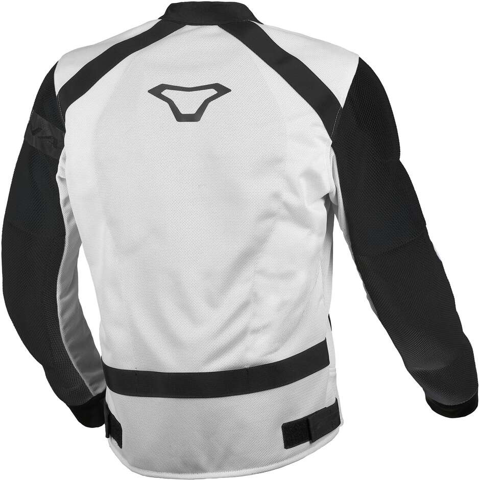 Veste de moto Macna Torido gris clair