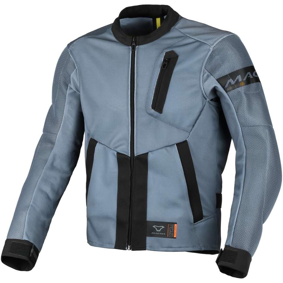 Veste de moto Macna Torido gris noir