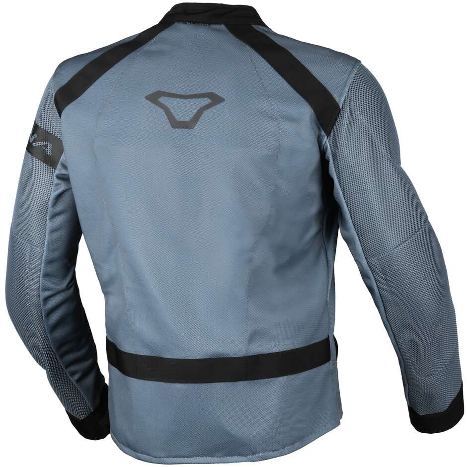 Veste de moto Macna Torido gris noir