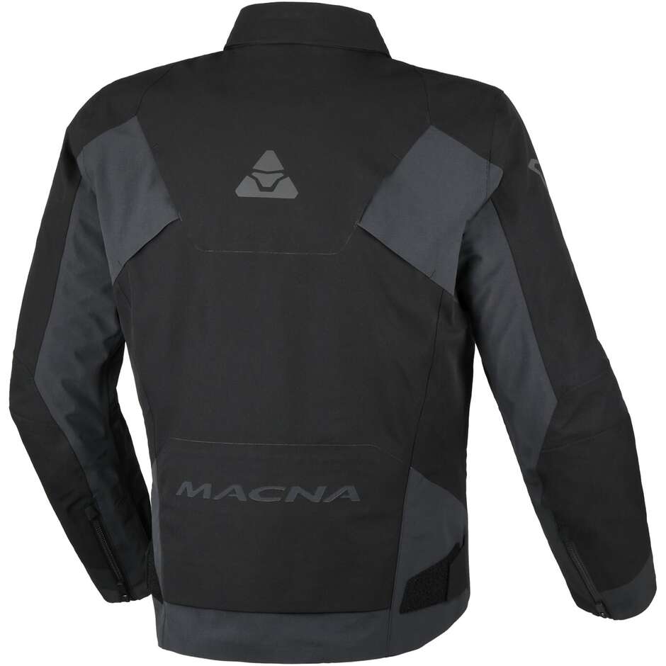 Veste de moto noire Macna Corvit
