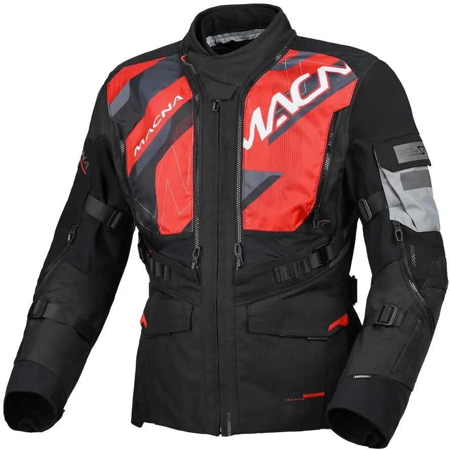 Veste de moto noire Macna Flexodus