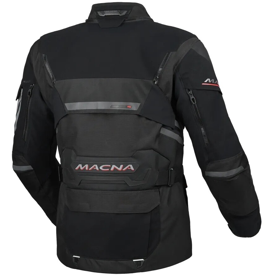 Veste de moto noire Macna Flexodus