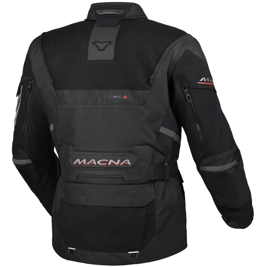 Veste de moto noire Macna Flexodus