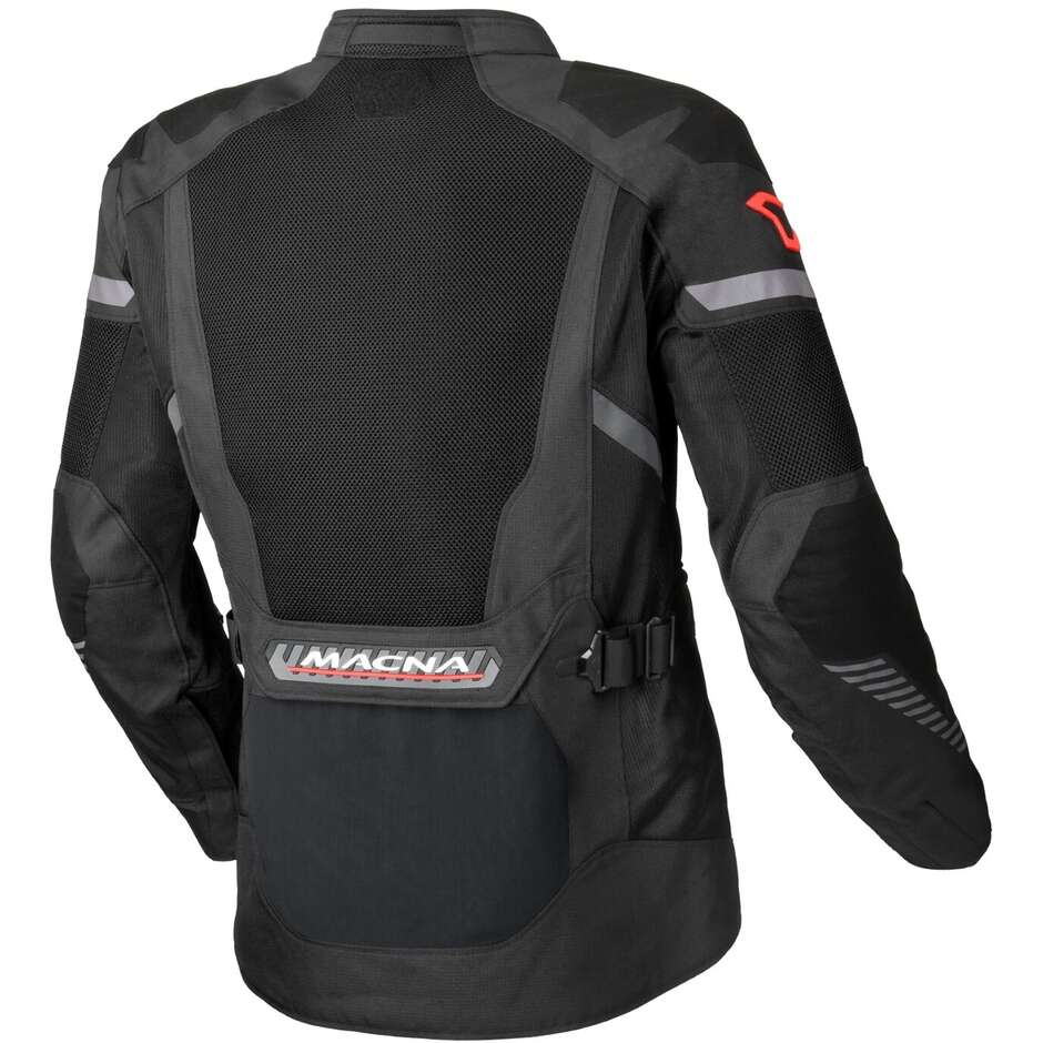 Veste de moto noire Macna Synchrone