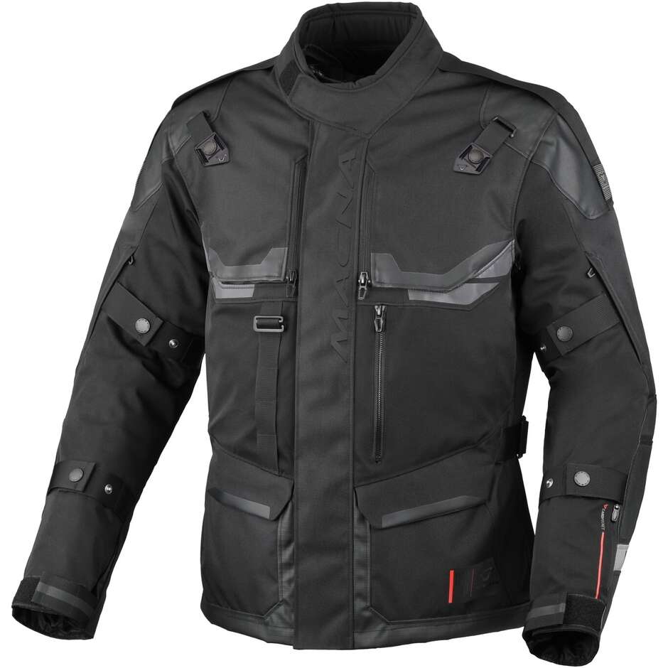 Veste de moto noire Macna Touros