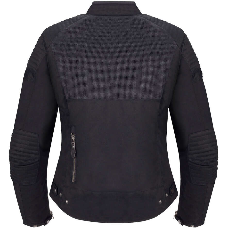 Veste de moto noire pour femme SEGURA LADY JILLY