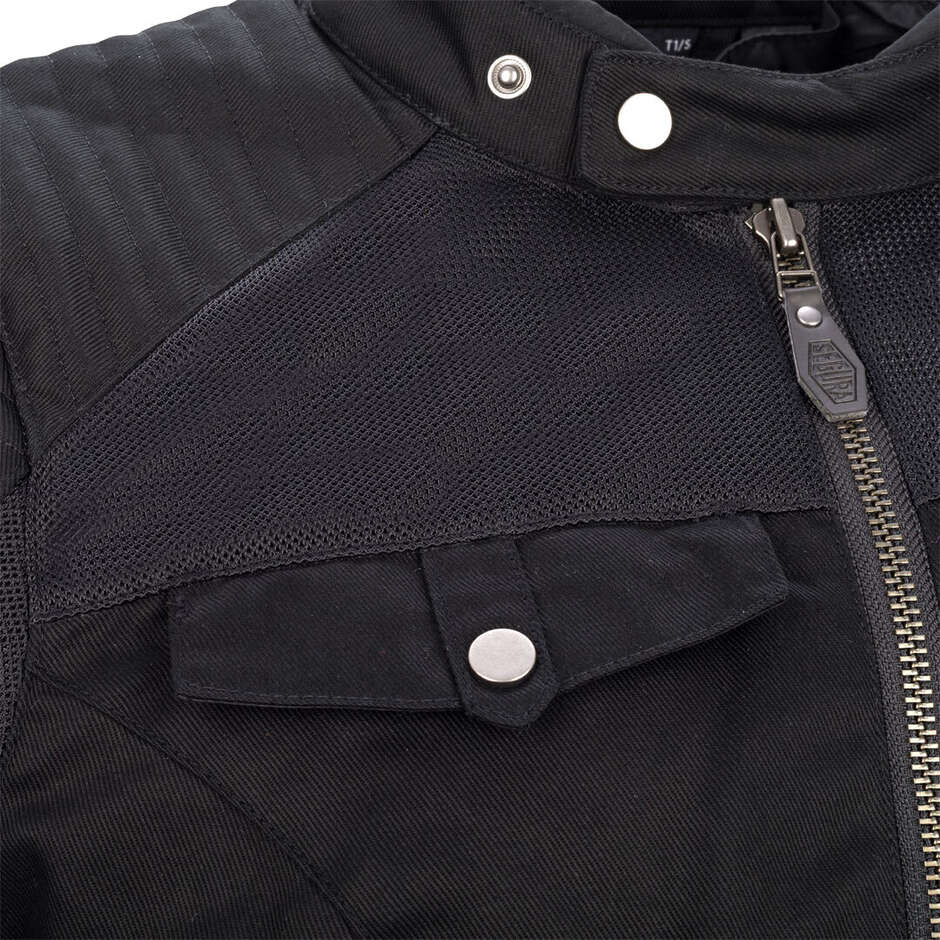 Veste de moto noire pour femme SEGURA LADY JILLY