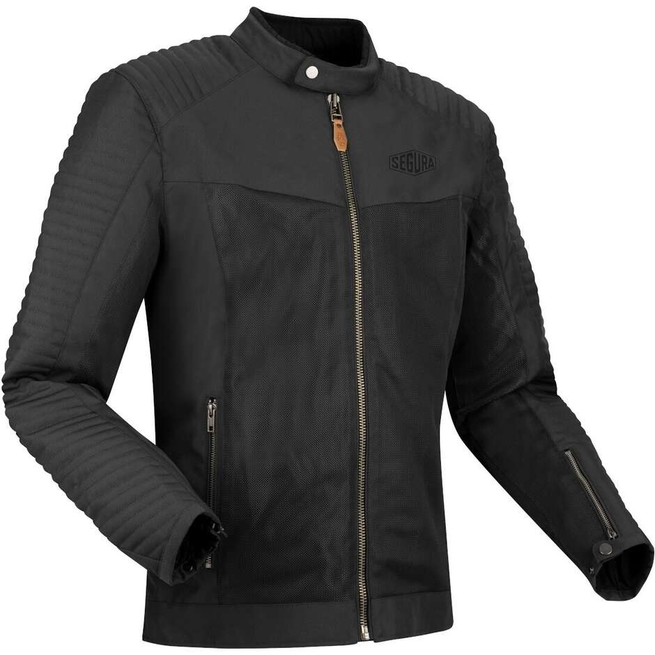 Veste de moto noire Segura DIKINSON