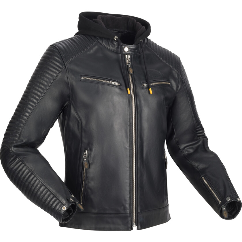 Veste de moto noire Segura DORIAN 2