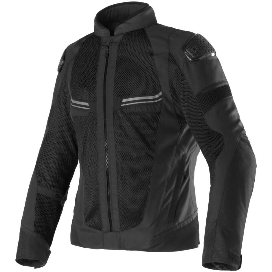 Veste de moto perforée Clover AIRJET 6 noire