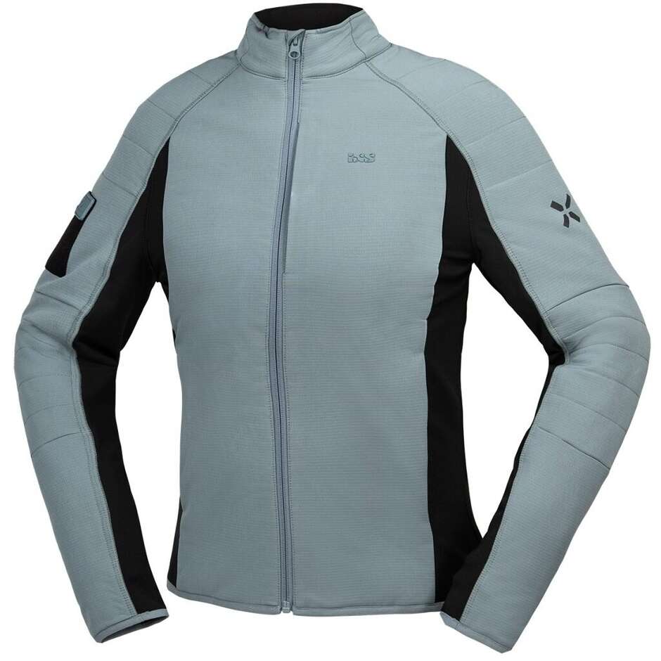 Veste de moto pour femme iXS 365-hybrid TMO 1.0, bleu, gris, noir