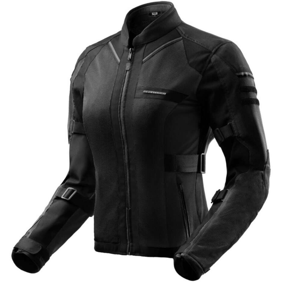 Veste de moto Rebelhorn SCANDAL 3 pour femme, noire