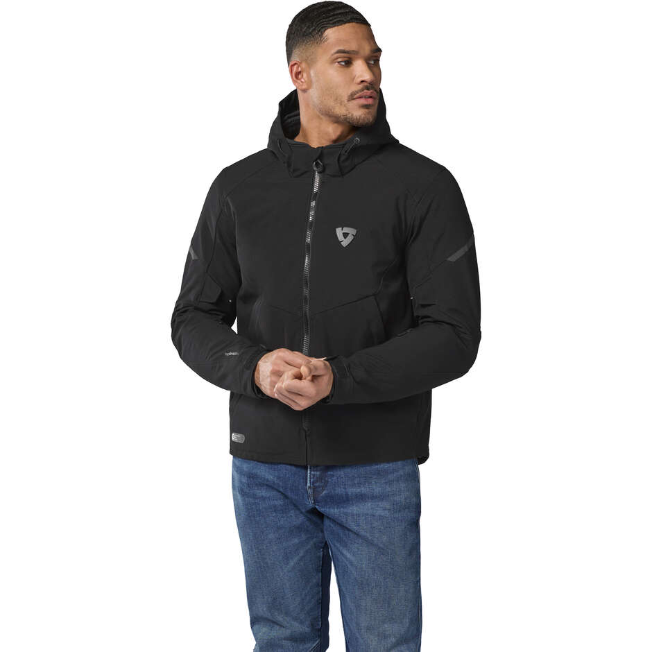Veste de moto Rev'it Afterburn 2 H2O noire