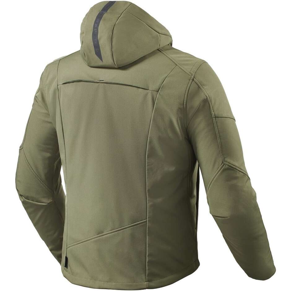 Veste de moto Rev'it AFTERBURN H2O en tissu vert