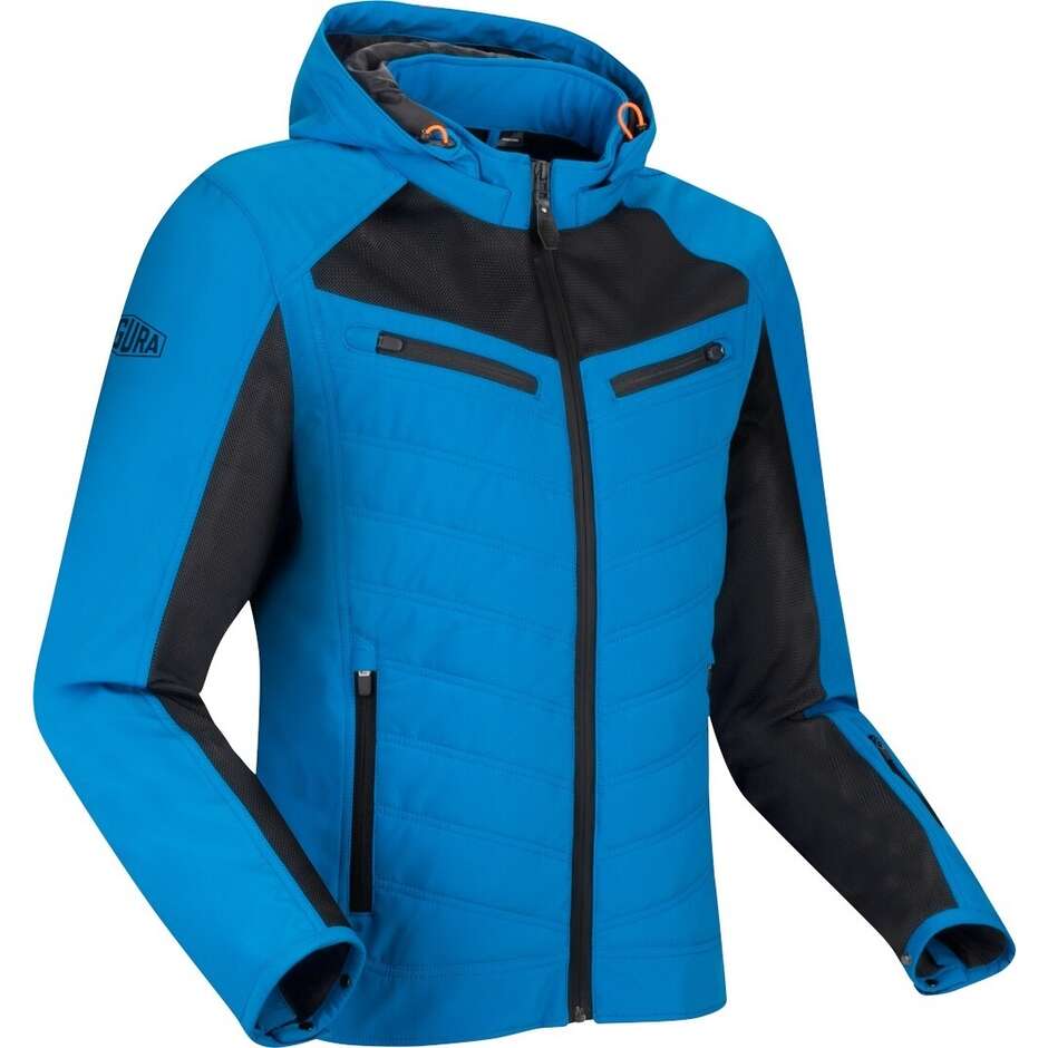 Veste de moto Segura NATCHO VENTED bleu orange