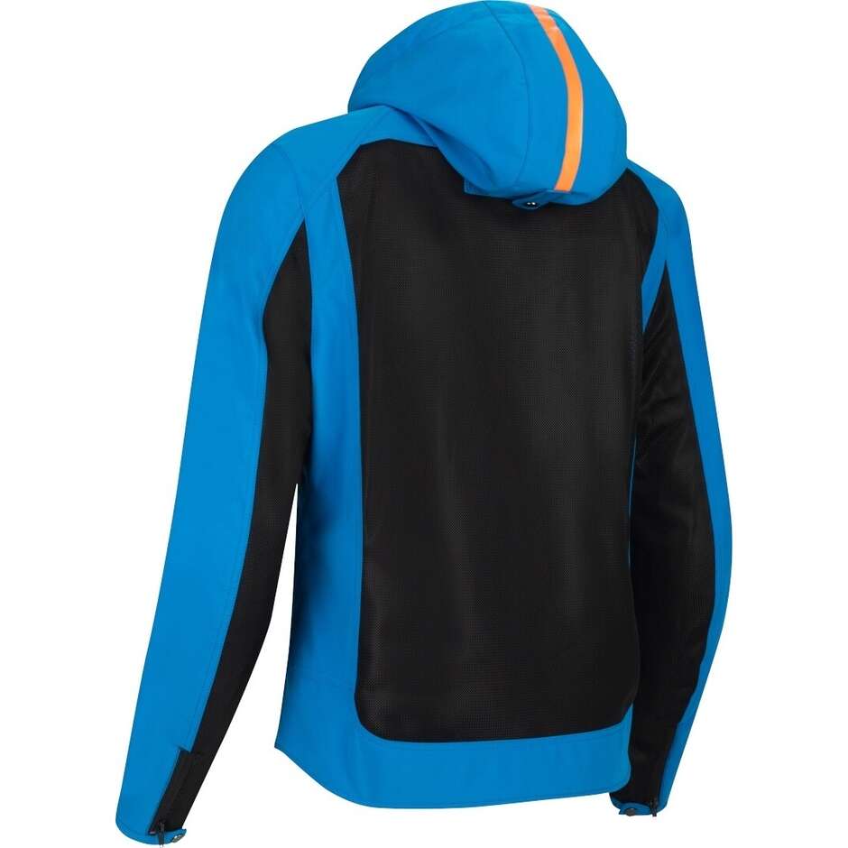 Veste de moto Segura NATCHO VENTED bleu orange