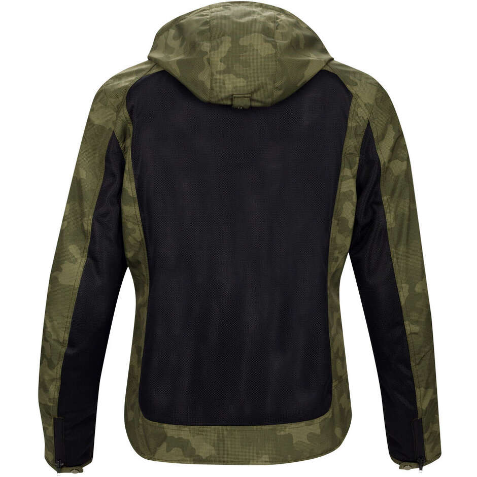 Veste de moto SEGURA NATCHO VENTED, camouflage vert