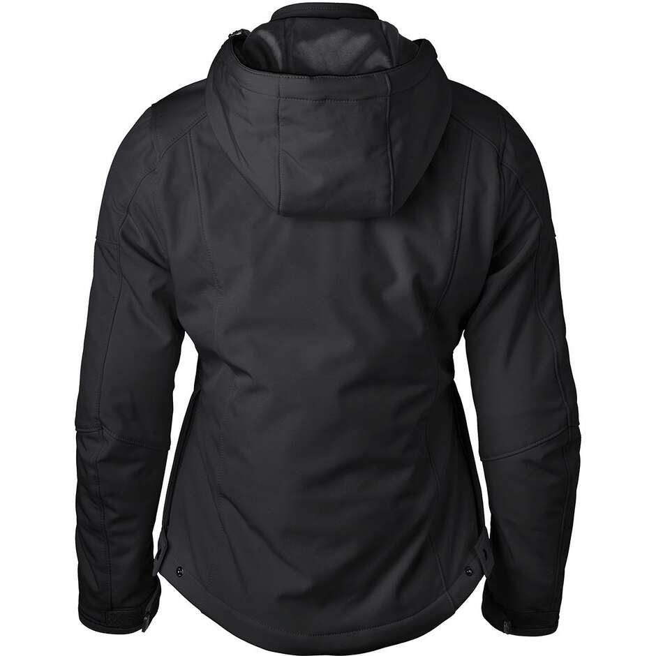 Veste de moto softshell GMS Falcon Neo WP Lady noire