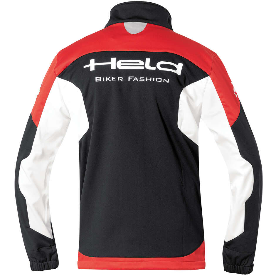 Veste de moto softshell Held noir rouge