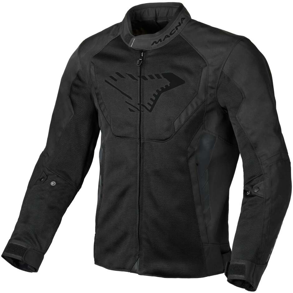 Veste de moto Softshell noire Macna Grisco