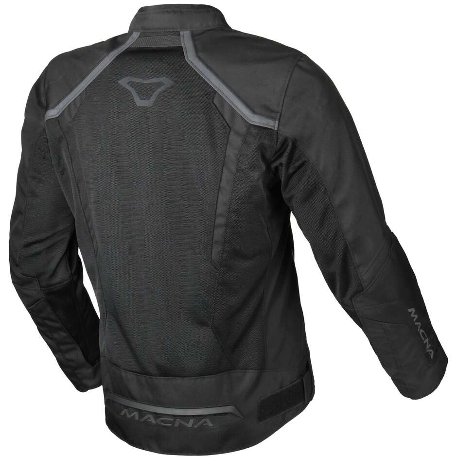 Veste de moto Softshell noire Macna Grisco