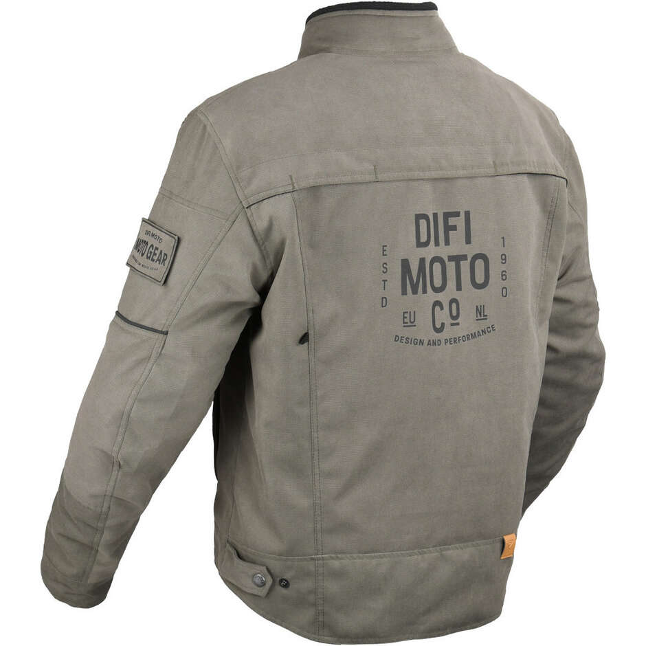 Veste de moto urbaine DIFI Trooper Aerotex verte