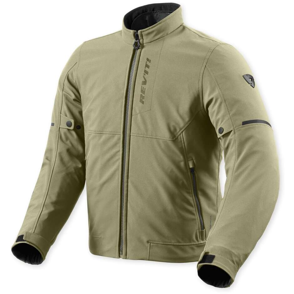 Veste de moto verte Rev'it Shade 2 H2O