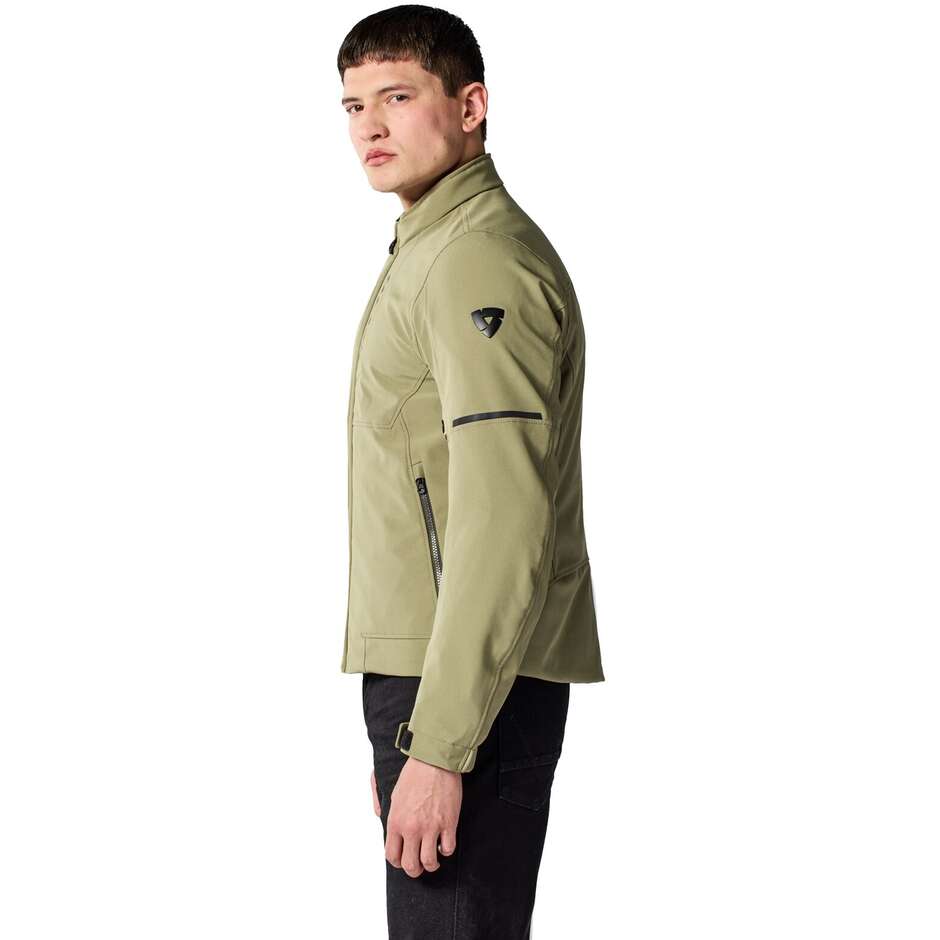 Veste de moto verte Rev'it Shade 2 H2O