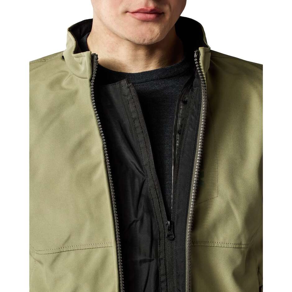 Veste de moto verte Rev'it Shade 2 H2O