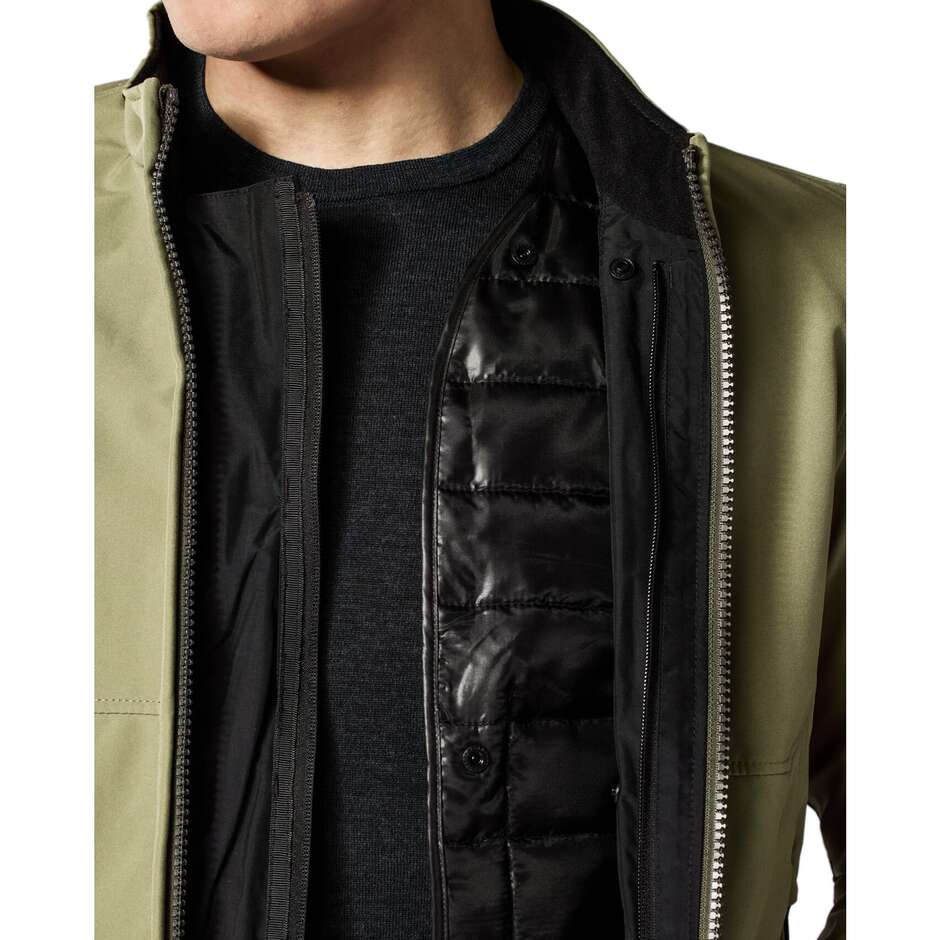 Veste de moto verte Rev'it Shade 2 H2O