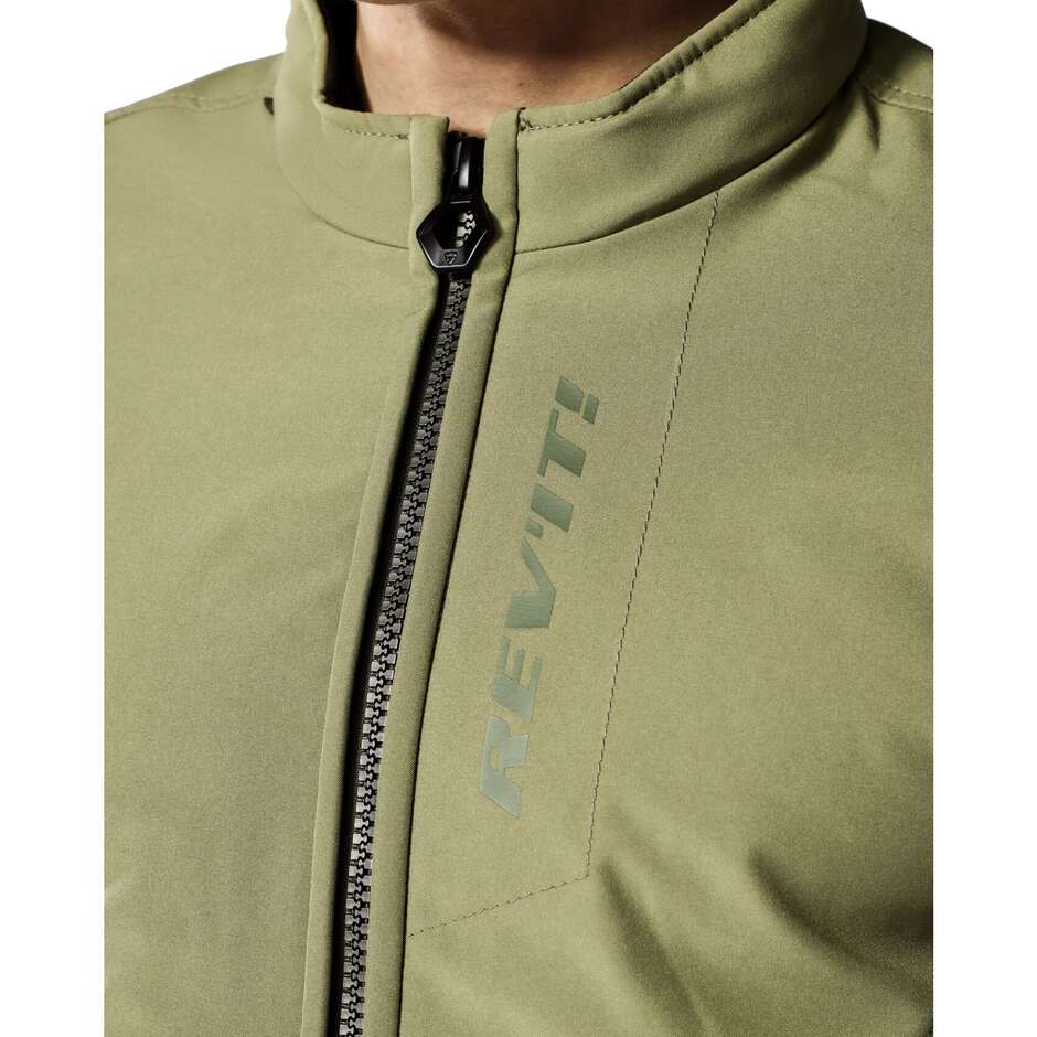 Veste de moto verte Rev'it Shade 2 H2O