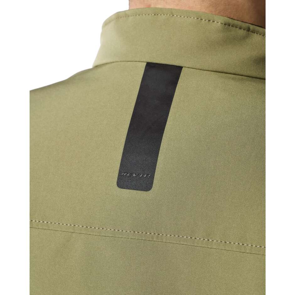 Veste de moto verte Rev'it Shade 2 H2O