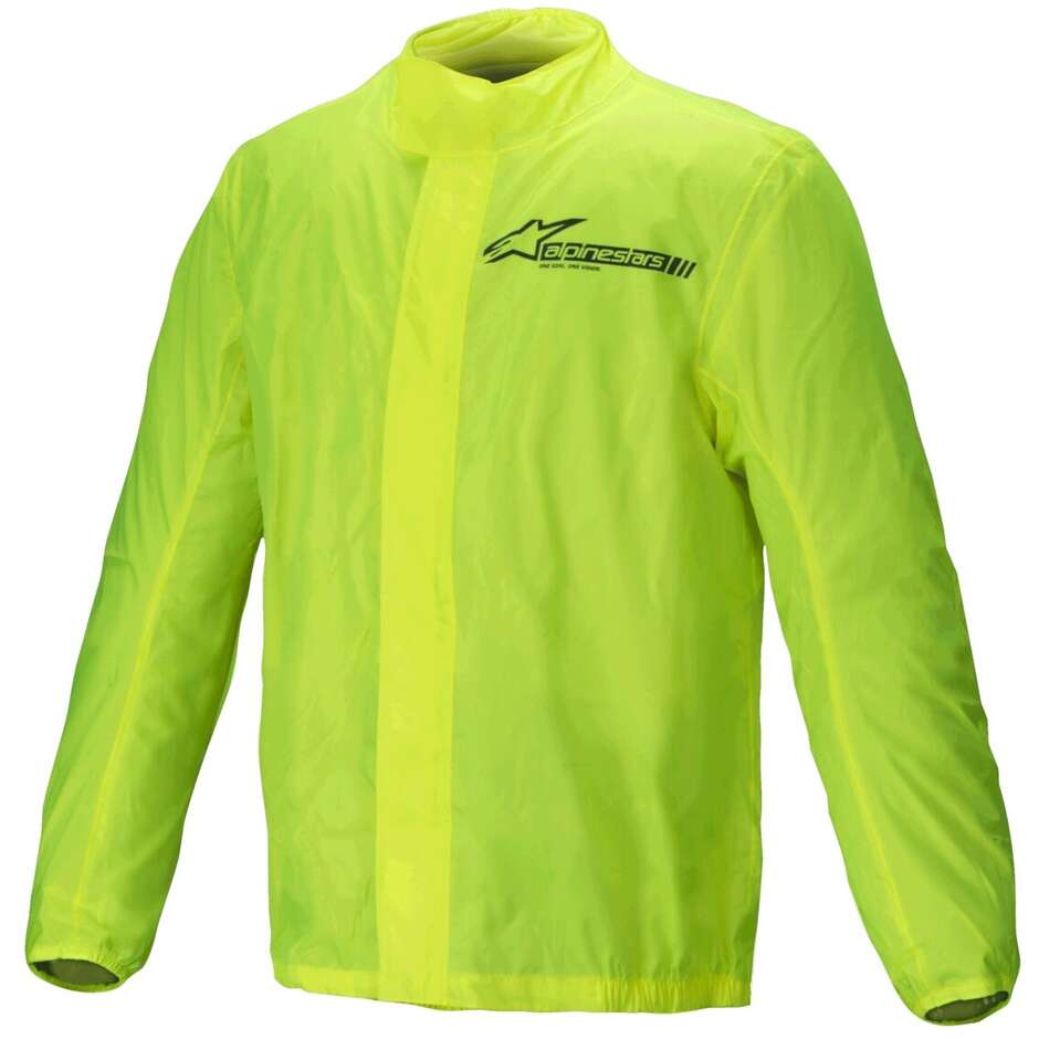 Veste de pluie moto Alpinestars HURRICANE RAIN V2 jaune fluo