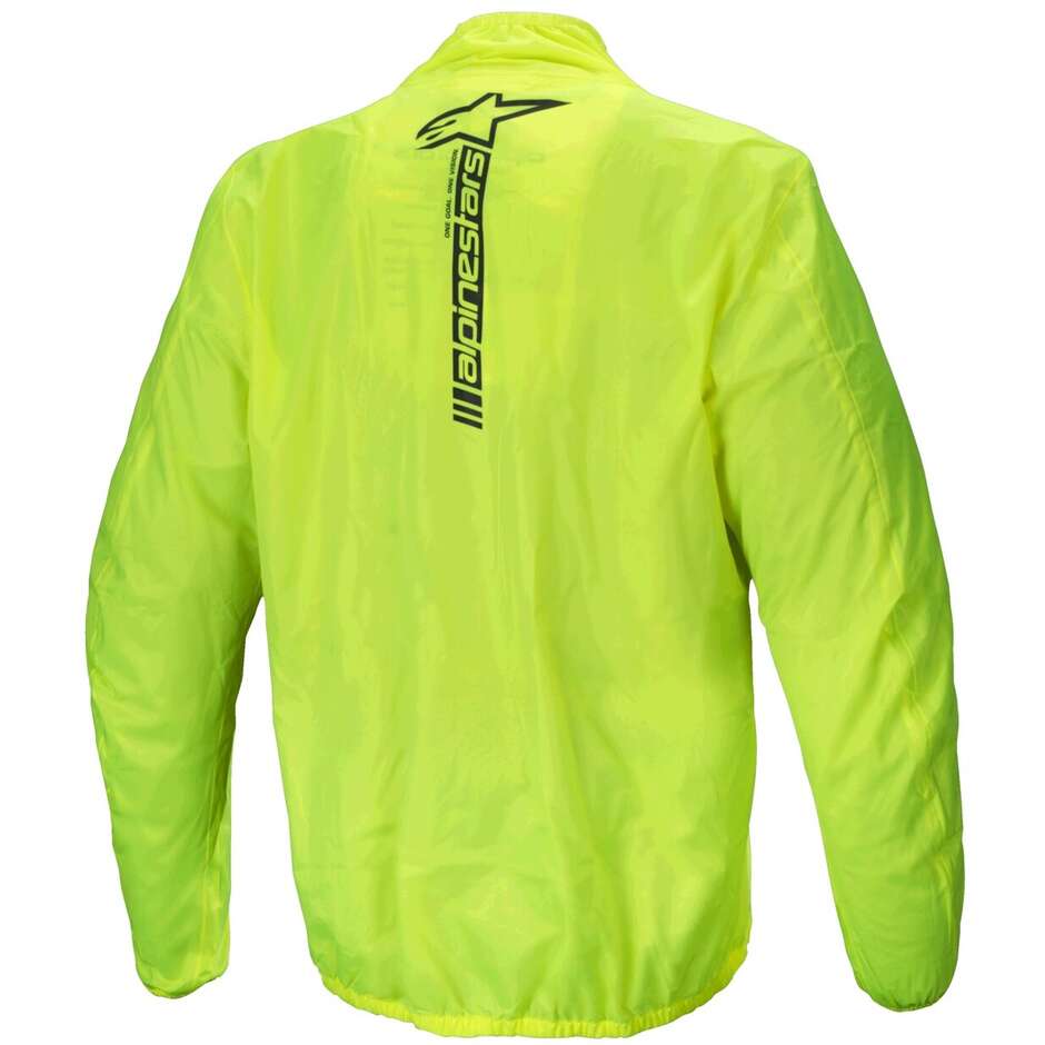 Veste de pluie moto Alpinestars HURRICANE RAIN V2 jaune fluo