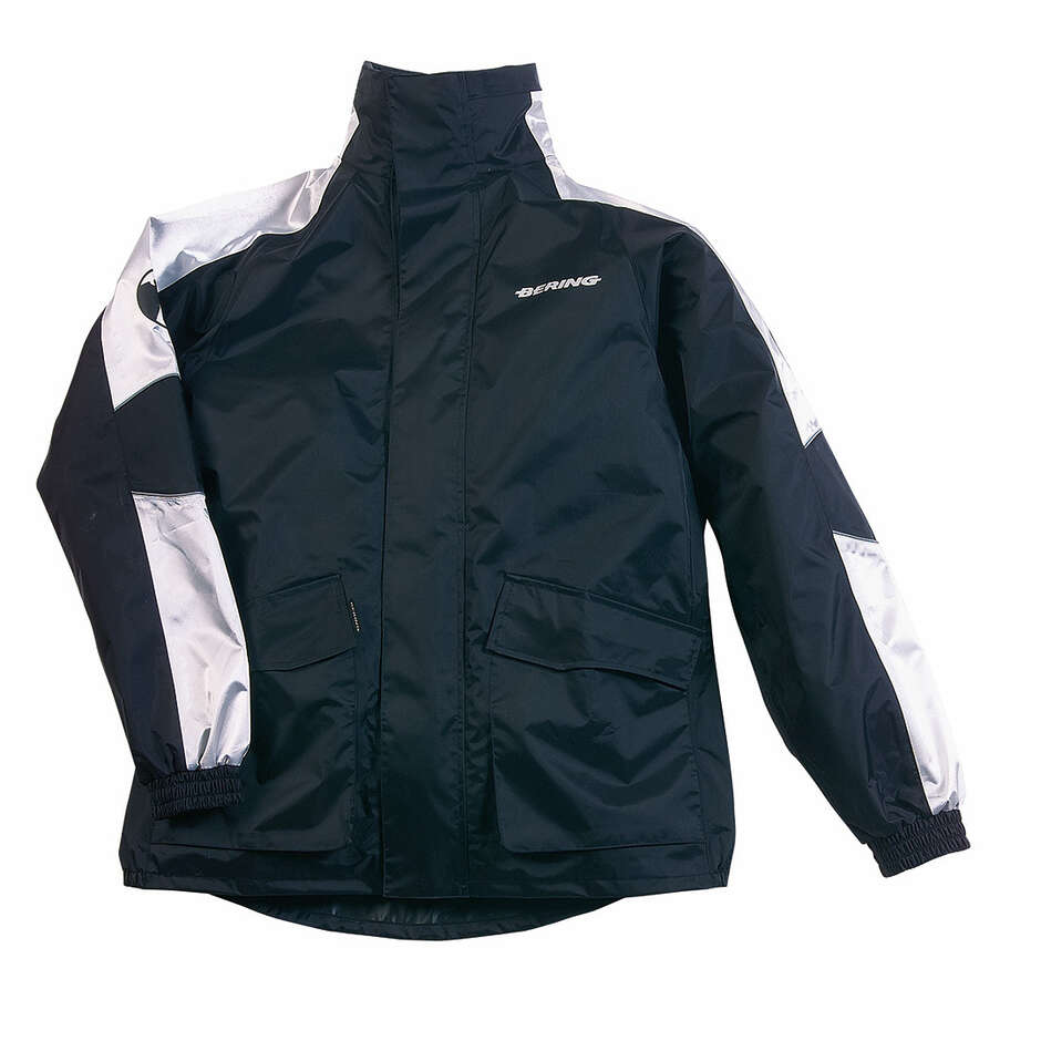 Veste de pluie moto Bering MANIWATA Noir Argent