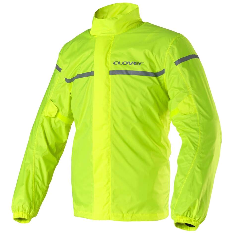 Clover RAINBLASTER WP Motorrad-Regenjacke Gelb