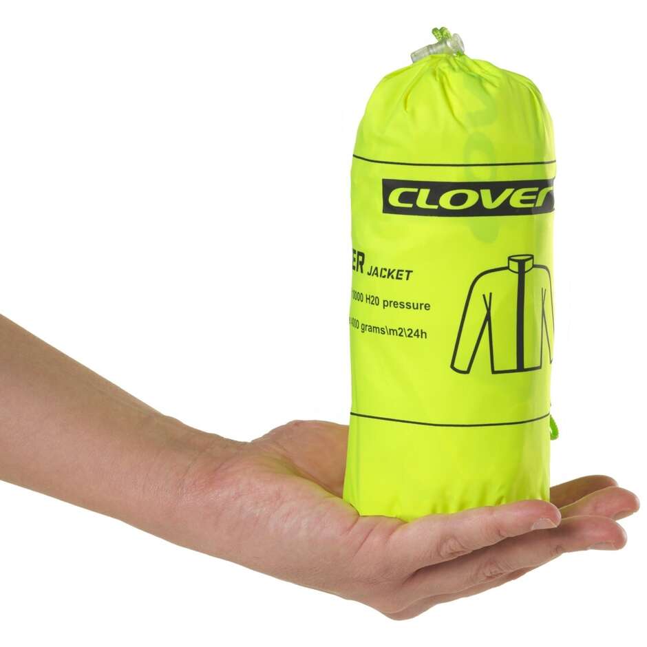 Clover RAINBLASTER WP Motorrad-Regenjacke Gelb
