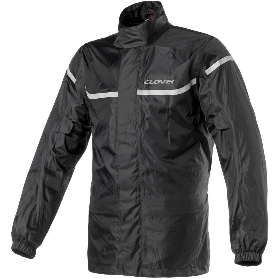 Veste de pluie moto Clover WET PRO WP noire