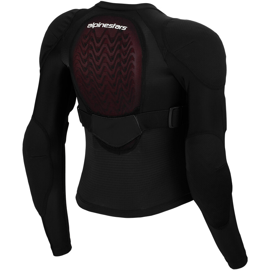 Veste de protection cross-enduro pour enfant Alpinestars Youth Bionic Plasma LT, noir/blanc