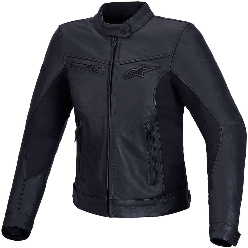 Veste en cuir Alpinestars STELLA MAVER-X pour femme, noire