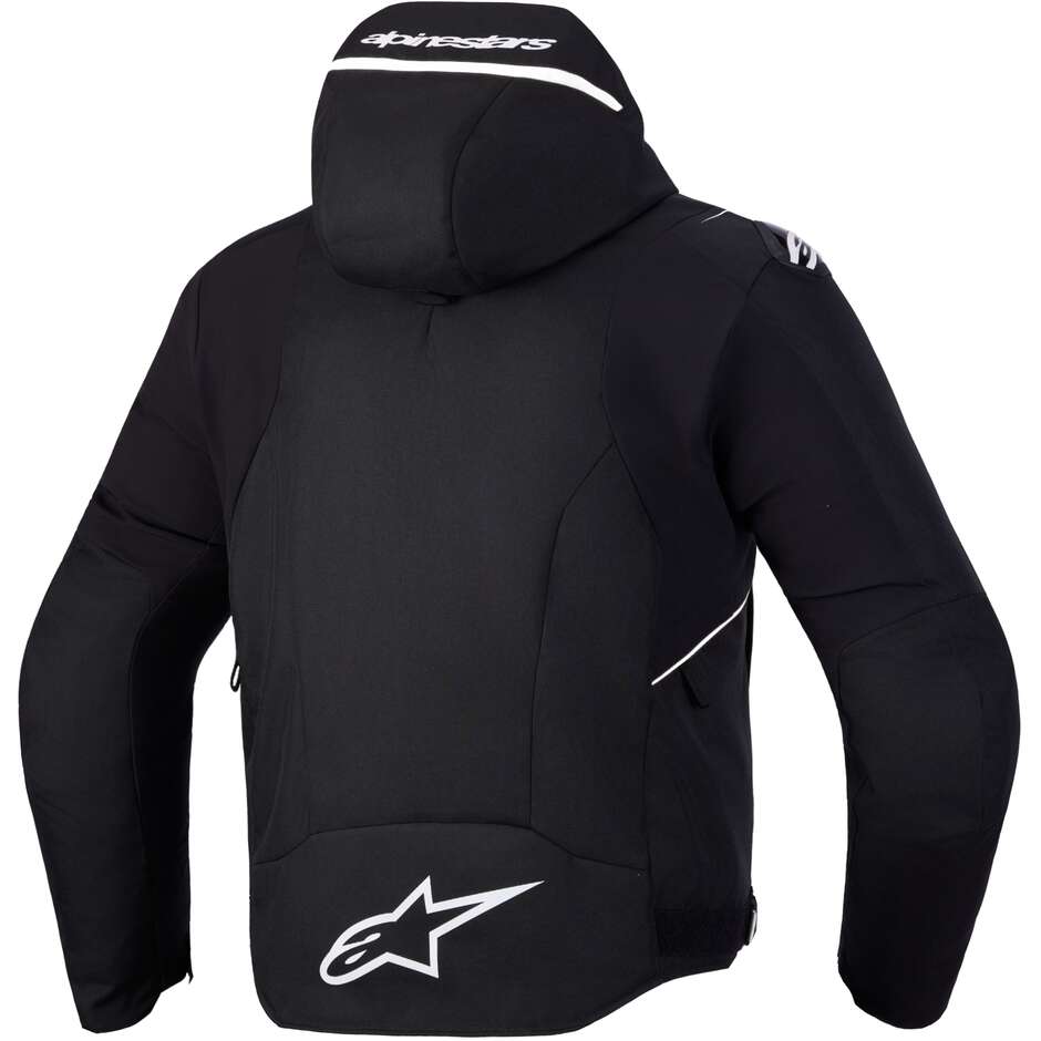 Veste imperméable Alpinestars ZACA V2 Noir et blanc