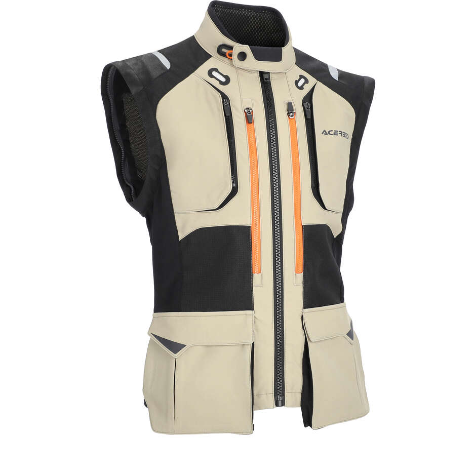 Veste moto Acerbis RALLY PRO Beige Noir