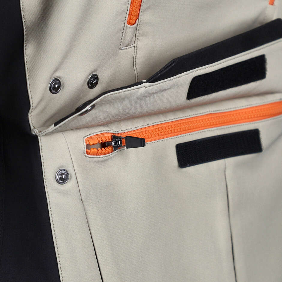 Veste moto Acerbis RALLY PRO Beige Noir