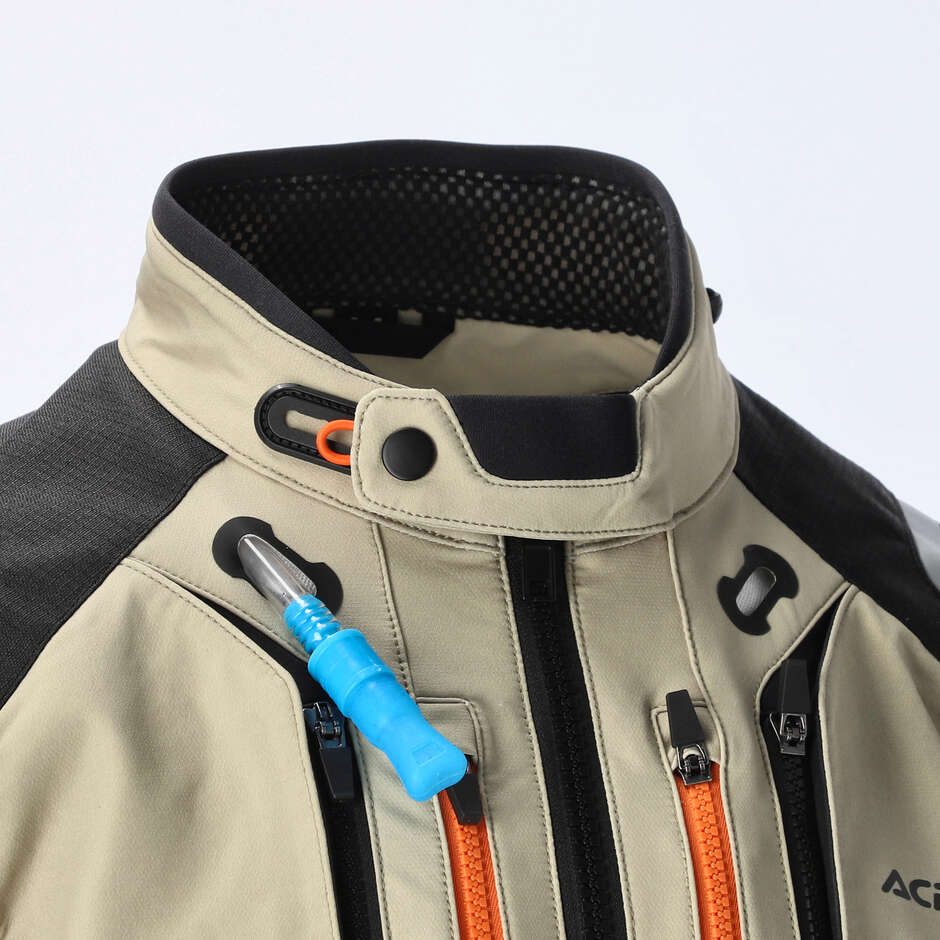 Veste moto Acerbis RALLY PRO Beige Noir