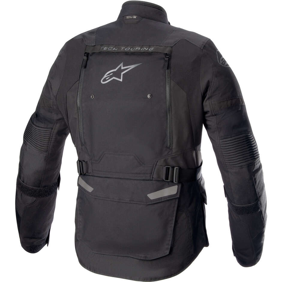 Veste moto Alpinestars BOGOTA' PRO DRYSTAR Noir Gris Glace Jaune Fluo