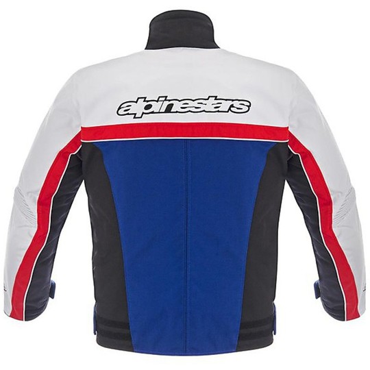 Veste moto Alpinestars SOLARIS TEXTILE JACKET Noir-Blanc-Bleu-Rouge